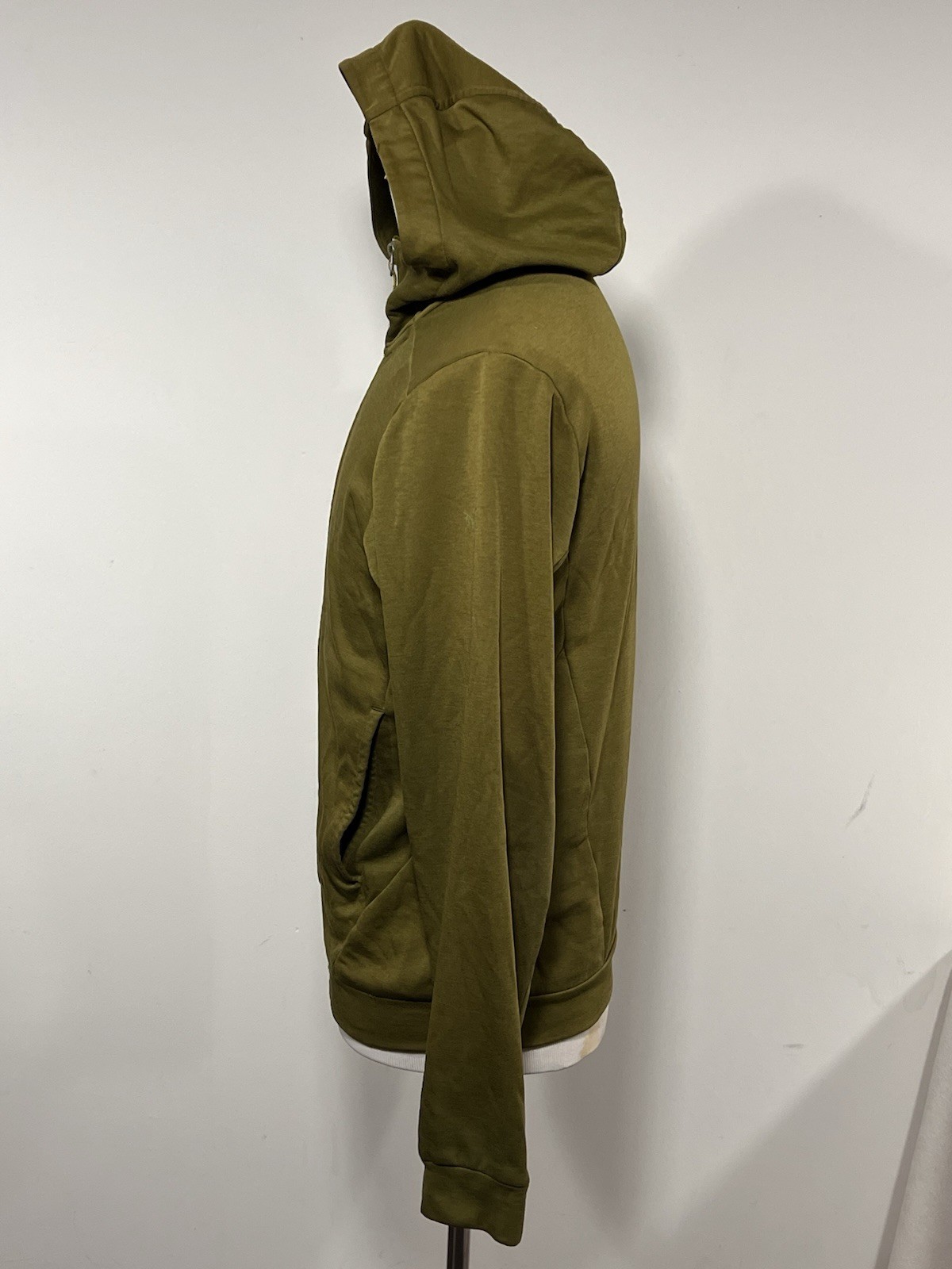 ARC'TERYX Arcteryx Dallen Tech Fleece Felpa con Cappuccio Uomo Taglia Small Verde Full Zip Escursionismo Buona