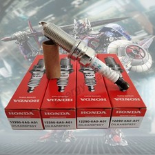 4PCS Genuine NGK 12290-6A0-A01 Spark Plug DILKAR8P8SY For Honda Civic CR-V 92411