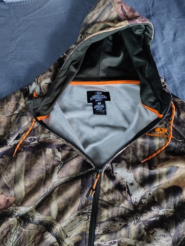 Mossy Oak Scent Factor hunting camo Full zip jacket Men’s Large Country - Read - Picture 2 of 10