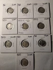 1946-1964 90% Silver Roosevelt Dimes – Silver Coin Lot (10)-AVERAGE CIRCULATED