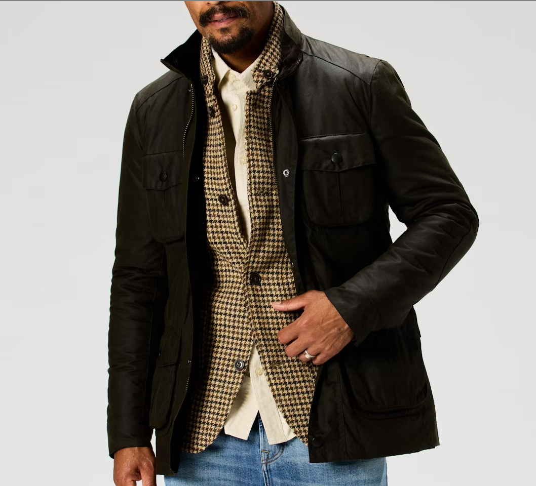 OLIVE ~ Barbour CORBRIDGE Hooded Waxed Jacket MSRP$495 Rugged