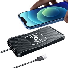 Wireless Phone Charger Qi Car Charging Pad Fast 15W 10W 7.5W Charger Adapter ...