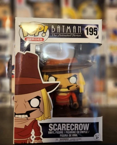 Funko Pop! DC Batman The Animated Series - Scarecrow #195 W Soft Protector