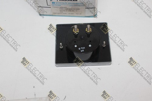 Weschler Instruments, 34060A00, Analog 20/20 GX-372 0-120% ES=10 DCV Panel Meter - Bild 4 von 4