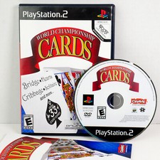 World Championship Cards - Playstation 2 Game Complete w Manual PS2