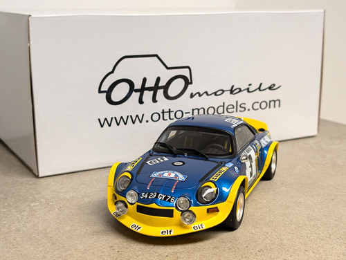 1:18 Otto Mobile Alpine A110 Turbo Rally Cevennes Therier OT249 NUEVO - Imagen 4 de 6