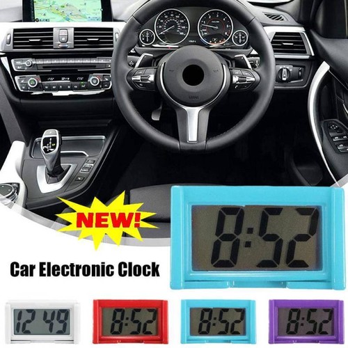 Digital LCD-Electronic Clock Date Time Calendar Table-Car Small Clock J1E6 - Picture 4 of 13