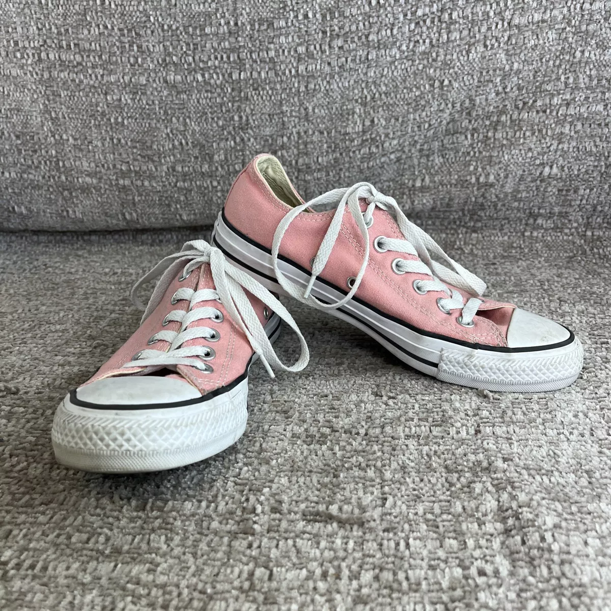Converse All Star Womens Shoes Sneakers Low Top Lace Up Size 7 Womens Light Pink