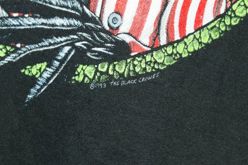 Vintage 1993 Black Crowes High As The Moon Tour Shirt Size XL - Picture 3 of 8