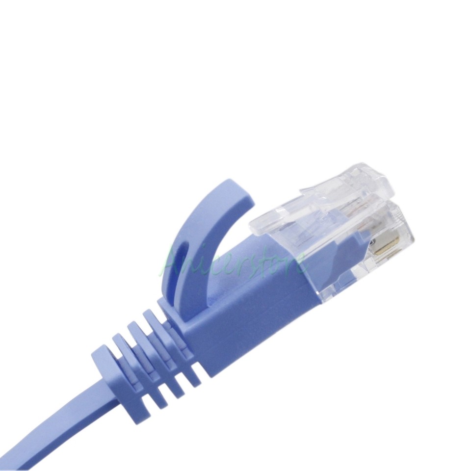 3M CAT6 RJ45 Ethernet Network LAN Internet Cable Flat UTP Patch Router ...