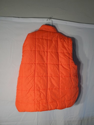 Very New Game Winner Nylon Camouflage and Orange reversible puffer vest M - Picture 4 of 7
