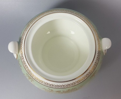 VAJILLA WEDGWOOD COLUMBIA VERDE SALVIA Y DORADA *SE VENDE INDIVIDUALMENTE ELIGE* - Imagen 57 de 66