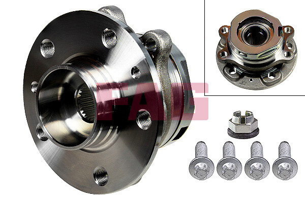 FAG 713 6451 90 Radlager Kit FüR Nissan Opel Renault Vauxhall-image