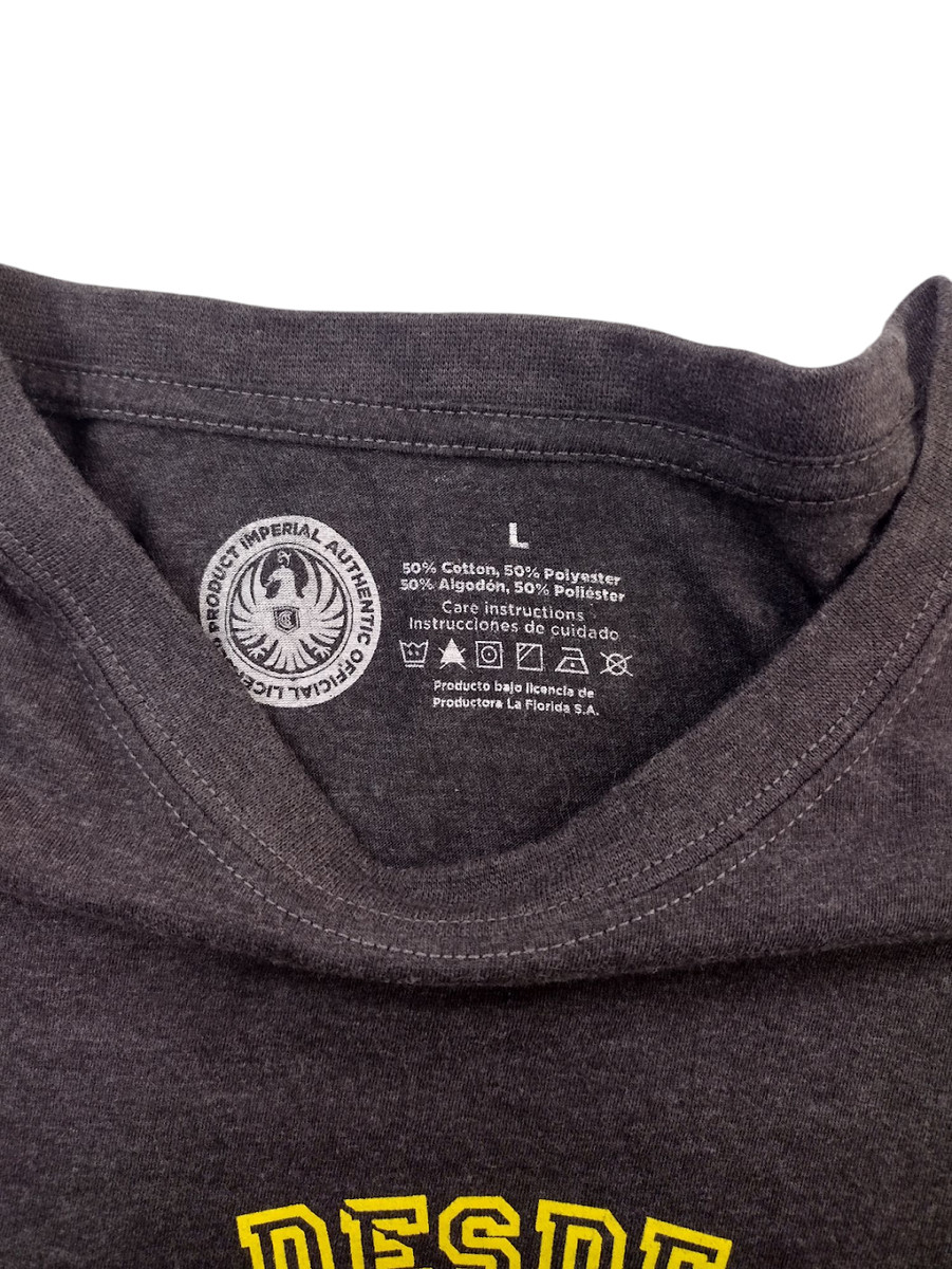 Pura Vida Desde Imperial Cerveza Beer Costa Rica T Shirt Men Large - Gray Yellow View 4