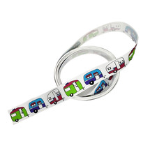 3 yrds 7/8" Vintage Camper Glamper Canned Ham Trailer Grosgrain Ribbon 100 poly