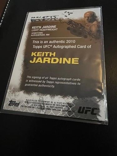 2010 topps ufc autograph Pick Your Fighter - Picture 32 of 82