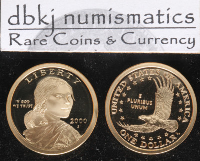 2000 S Proof Native American Sacagawea Dollar $1 - Choice to Gem