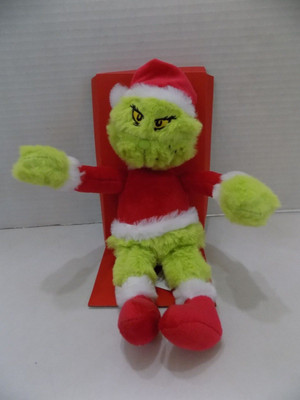 The Grinch Plush 10'' Long Dr. Seuss 100% Poly How Grinch Stole Christmas NOS MIP