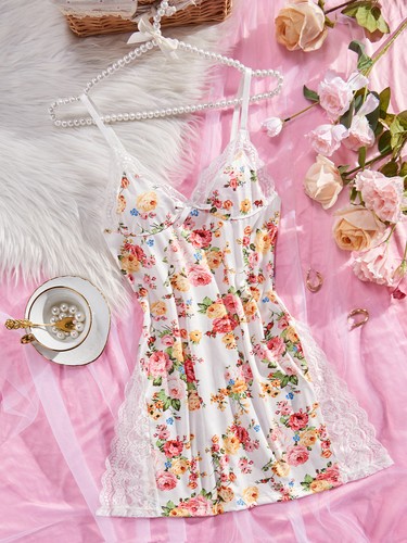 Sexy Lencería Para Mujer Labios Corazón Prendas para Dormir Prendas para dormir Ropa Interior Babydoll Vestido EE. UU. - Imagen 13 de 52