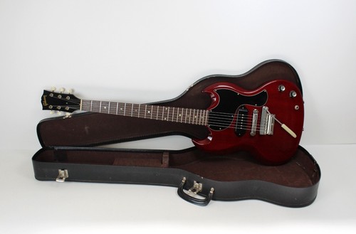 1965 Vintage Gibson SG Les Paul Junior Jr. Cherry Red ~Super CLEAN~ USA 1960s - Picture 2 of 24