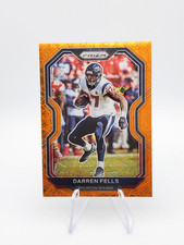 2020 Panini Prizm Orange Laser Prizm #78 Darren Fells