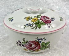 Spode Marlborough Sprays 1.5 pt Covered Casserole ~~ New