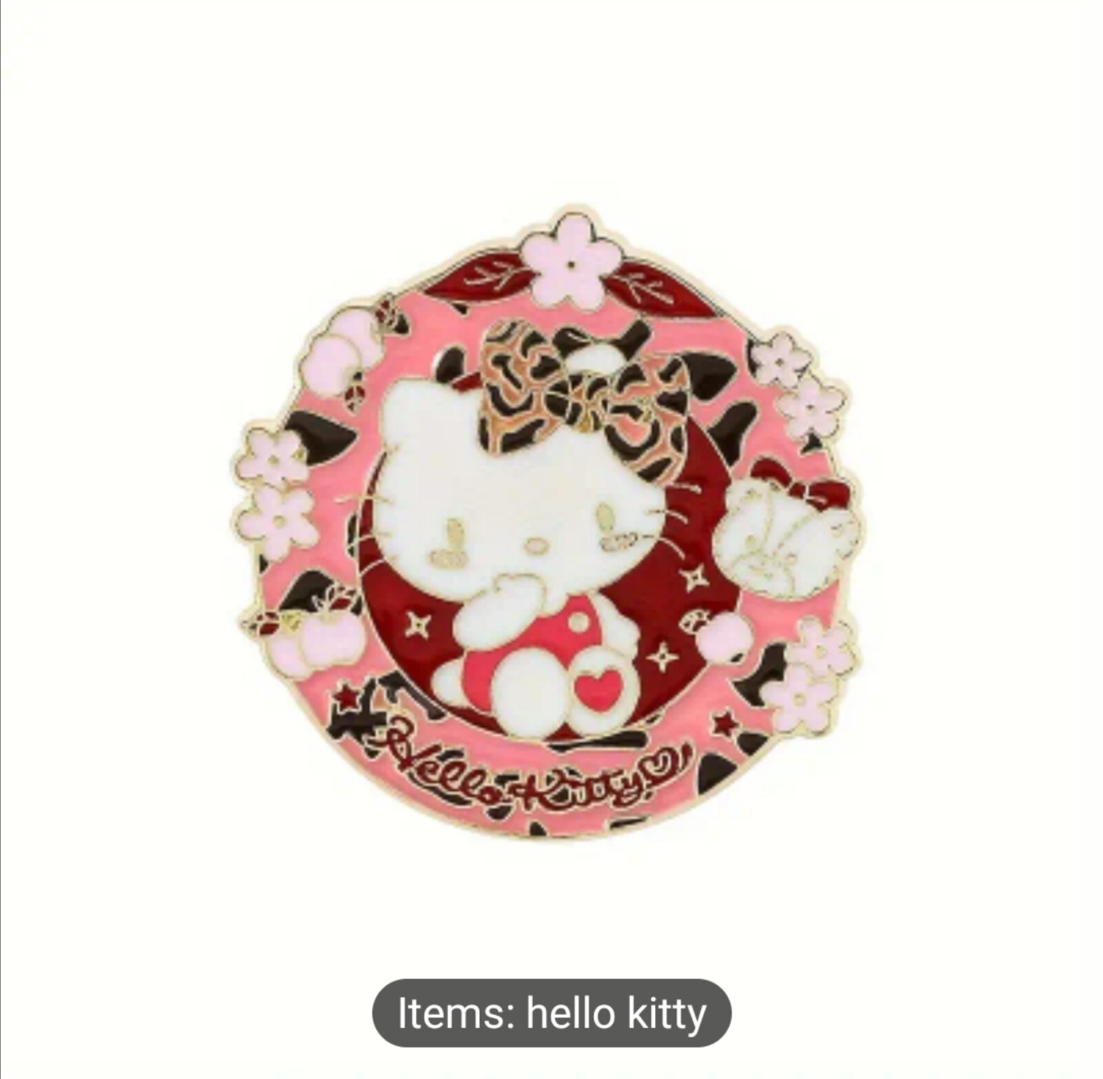 Assorted Cute Sanrio Hello Kitty Characters Unofficial Hat/Lapel Pins Brooches