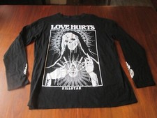 KILLSTAR Love Hurts - Long Sleeve T-Shirt Black Size Large Unisex