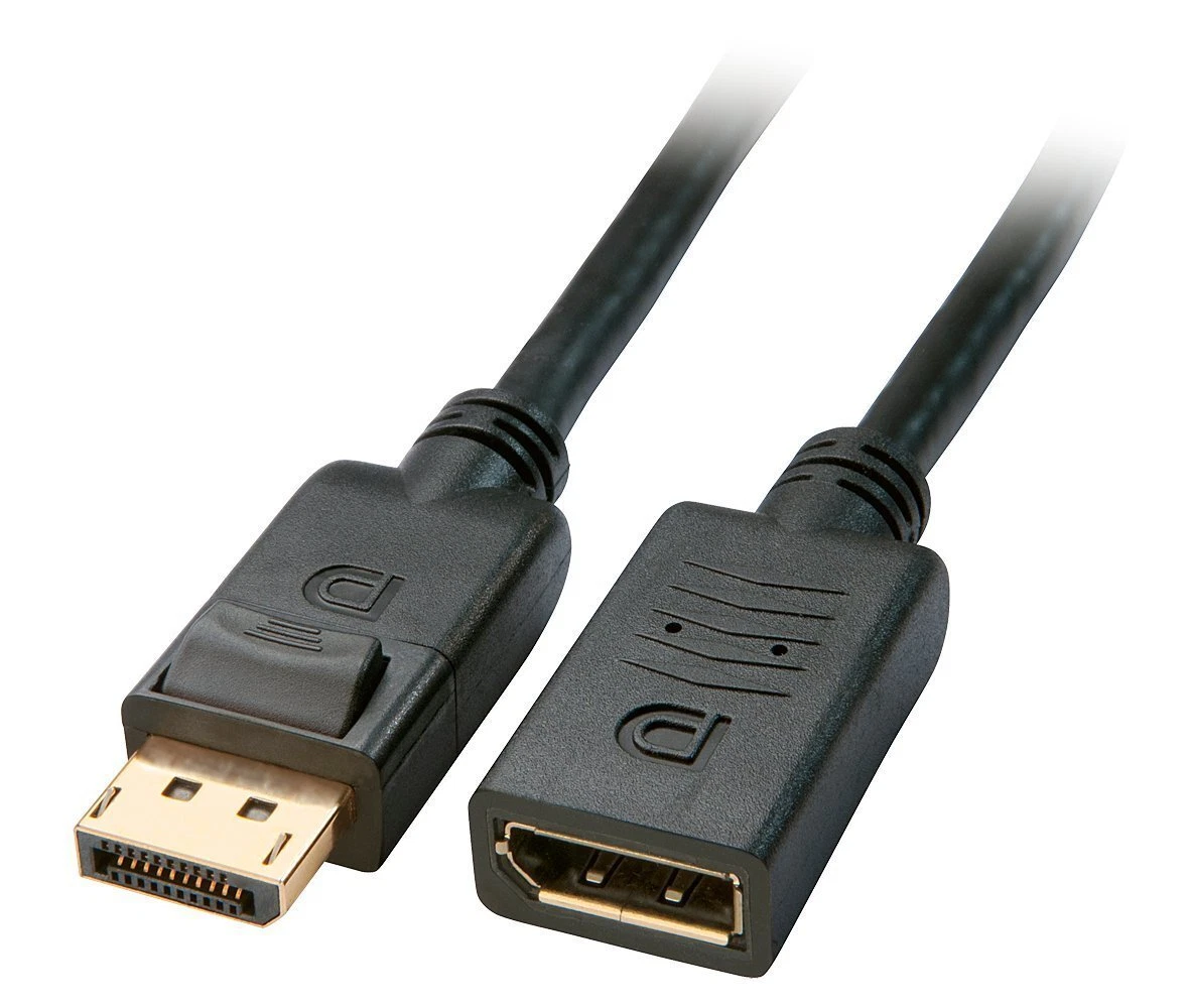 Lindy 41625 DisplayPort Verlaengerungskabel 3m schwarz | eBay