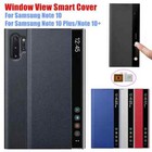 Pour Samsung Galaxy Note 10Plus/Note10 Etui en Cuir Réveil Housse à Rabat Puce Intelligente