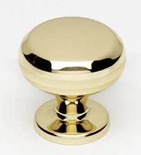Alno A1172-PB 1" Knob Polished Brass