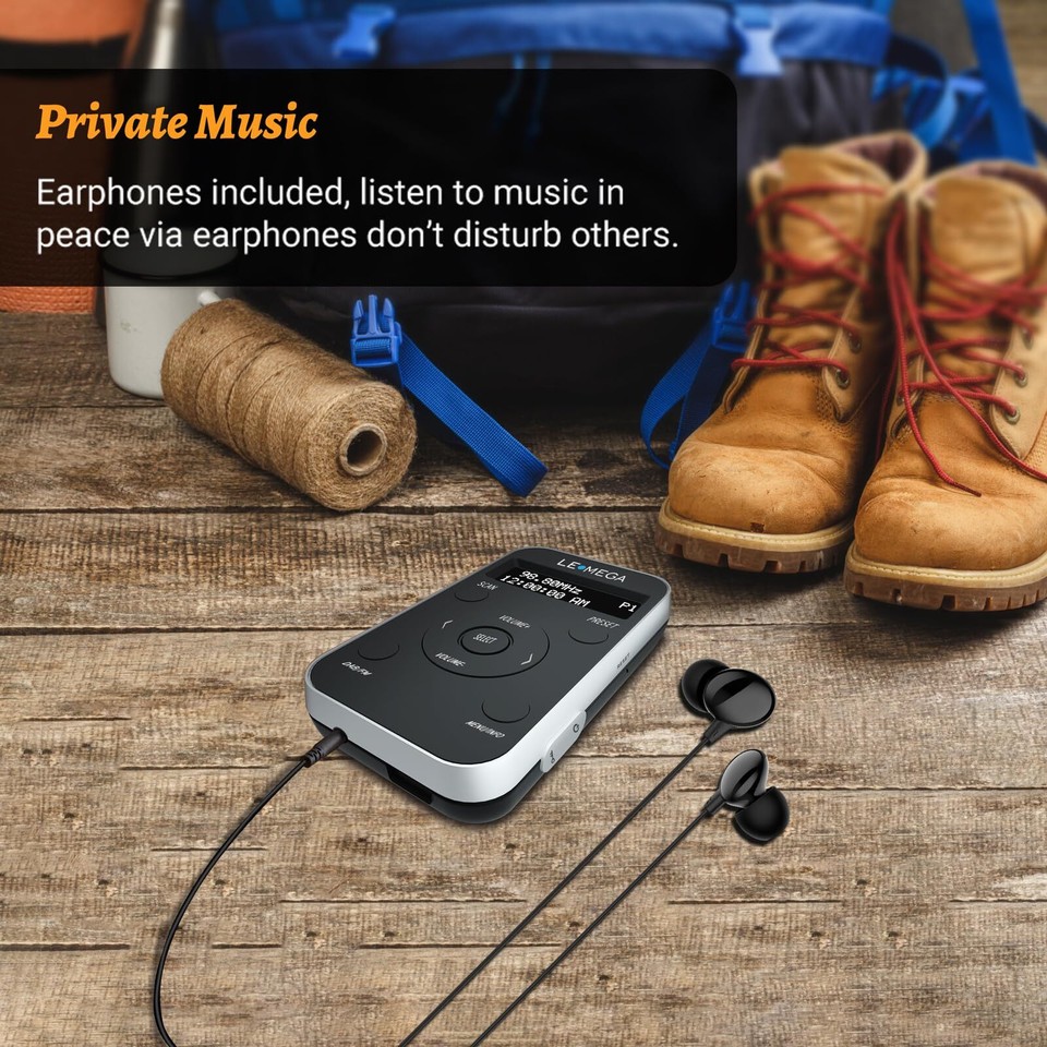LIWI-LEMEGA DR1 Radio numérique Portable Dab-Dab et FM,Radio Dab