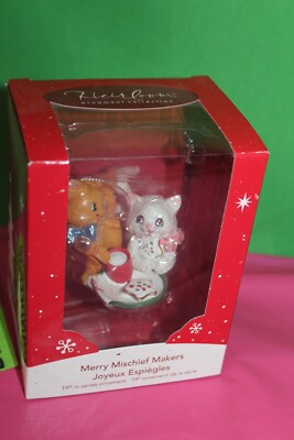 Carlton Heirloom Merry Mischief Makers Joyeux Espiegles 19th 025F Ornament