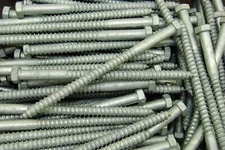 (50) Galvanized Hex Head 3/8 x 6" Lag Bolts Wood Screws