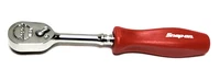 Snap-on™ 1/4" drive 6 7/8" long Red Handled Ratchet THLD72 Dual 80 Tech