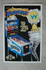 Whirlwind Pinball promotional poster 