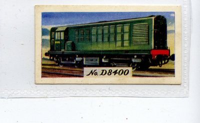 (Jd4091) LYONS MAID,TRAIN SPOTTERS,B.R.DIESEL ELECTRIC 8400 CLASS,1962,#11