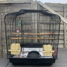 Liberta Siam Bird Cage - Medium, Black