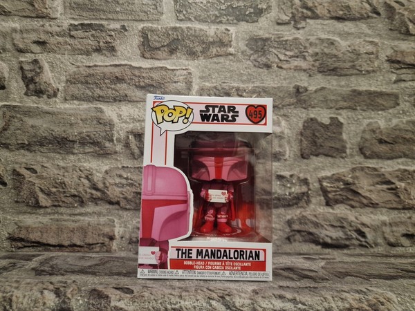 Funko Pop Star Wars The Mandalorian 495 Valentines Edition Pop! Figur ☆-image