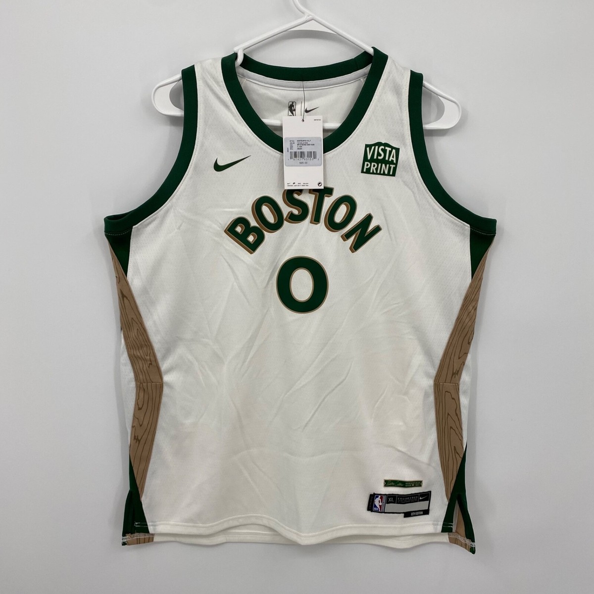 Nike Jayson Tatum #0 Boston Celtics NBA City Edition Jersey White
