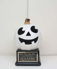 Halloween Trophy Pumpkin Carving Contest or Best Costume Jack O Lantern