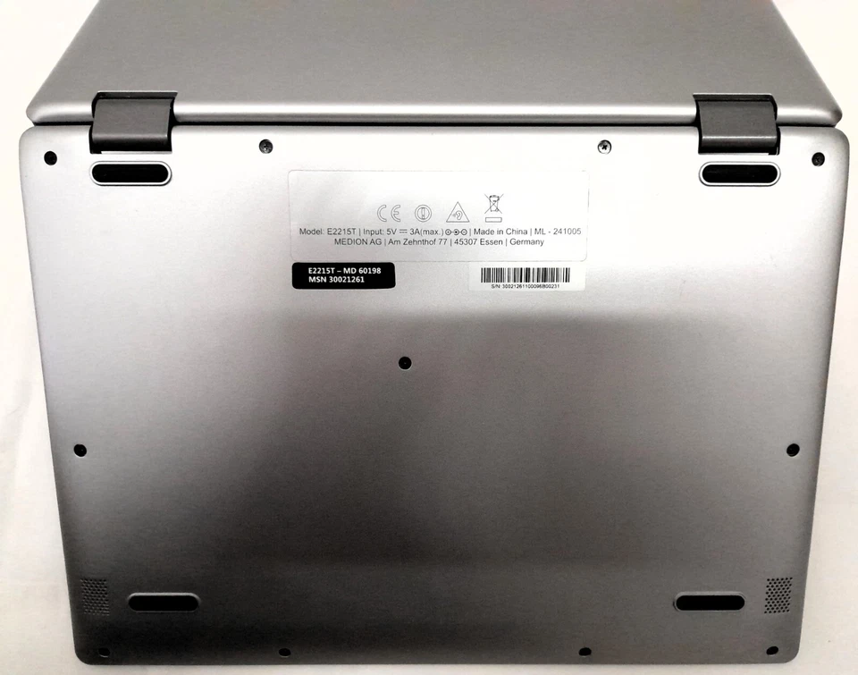 Medion Akoya E2215T-MD 60198 Silber/Schwarz, gebraucht, sehr guter Zustand - Bild 3 von 4