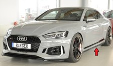 Rieger CUP Seitenschweller Ansätze SCHWARZ für Audi RS5 B9 F5 A5 S5 Schweller 