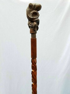 Antique Style Octopus Handle Vintage Wooden Walking Stick Cane Gift