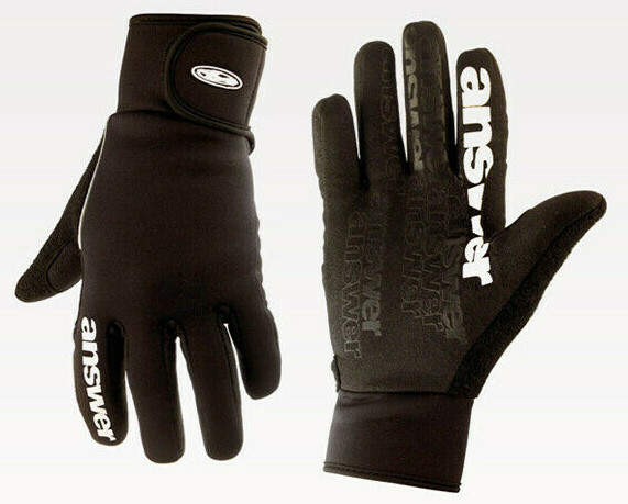 Неопреновые велосипедные перчатки Answer Strike Черные MTB NEW 4690₽