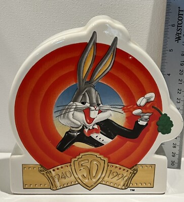 Vintage 1989 Warner Bros BUGS BUNNY 50TH Anniversary Commemorative