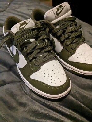  Size 5.5 - Nike Dunk Low Medium Olive W new never worn 