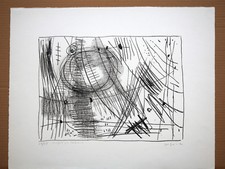 Antonio Corpora "Disegno per Sahara" litografia autografata e numerata