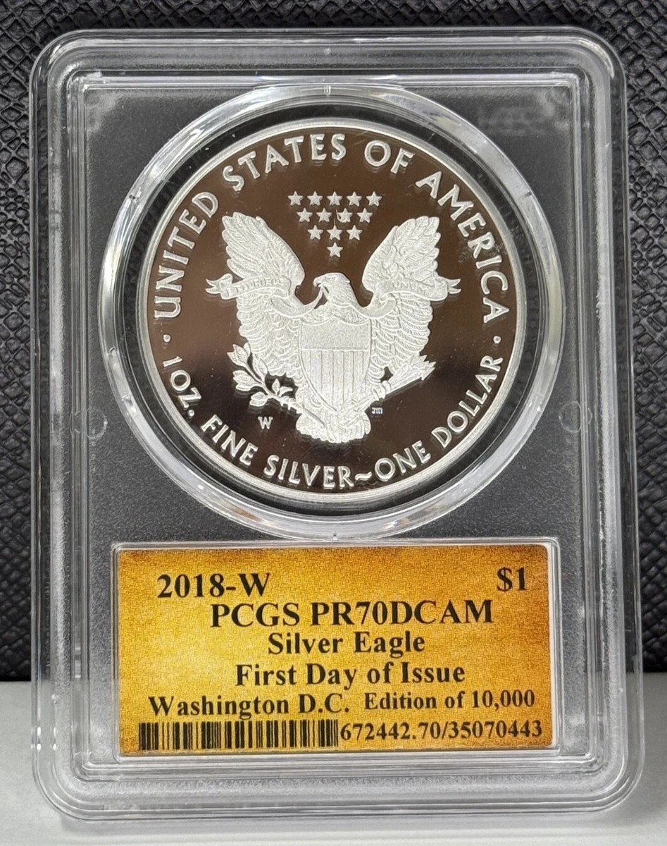 2018 American Eagle PR 70 Graded Silver Bullion Coins for sale | eBay