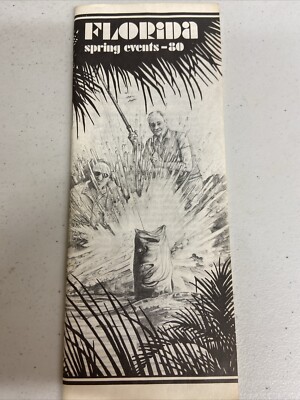 Florida Spring Events 1980 Vintage Pamphlet 